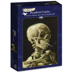 Bluebird Puzzle Cabeza de esqueleto con cigarro, Van Gogh de 1000 piezas 60134