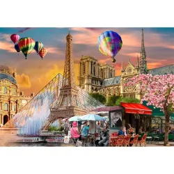 Puzzle de madera Primavera en Paris 150 piezas Wooden City