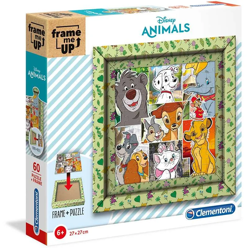 Puzzle Clementoni Frame Up Disney Animales 60 piezas 38804