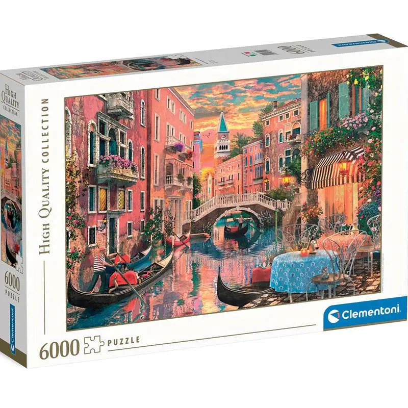 Puzzle Clementoni Romántico atardecer en Venecia 6000 piezas 36524