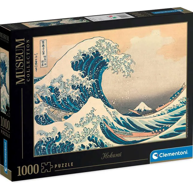Puzzle Clementoni La gran ola de Kanagawa 1000 piezas 39378