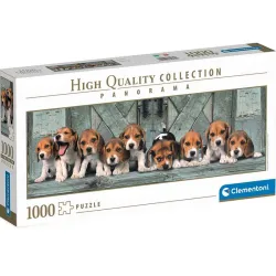 Puzzle Clementoni Panorama Cachorros de beagles 1000 piezas 39435