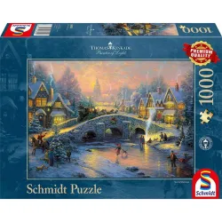Puzzle Schmidt Pueblo invernal de 1000 piezas 58450