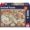Puzzle Schmidt Mapa del mundo antiguo de 3000 piezas 58328