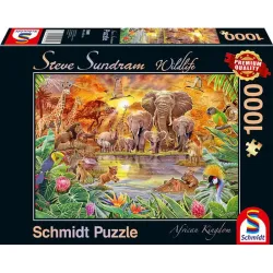 Puzzle Schmidt Animales de África de 1000 piezas 59982