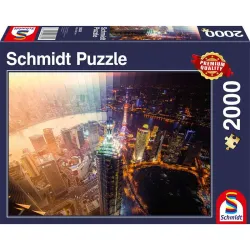 Puzzle Schmidt Nueva York noche y día de 2000 piezas 58239