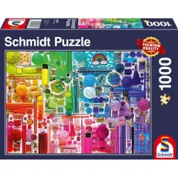 Puzzle Schmidt Colores del arco iris de 1000 piezas 58958