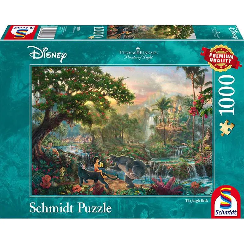Puzzle Schmidt Disney, El libro de la Selva de 1000 piezas 59473