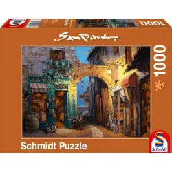Puzzle Schmidt Callejones en el Lago Como de 1000 piezas 59313