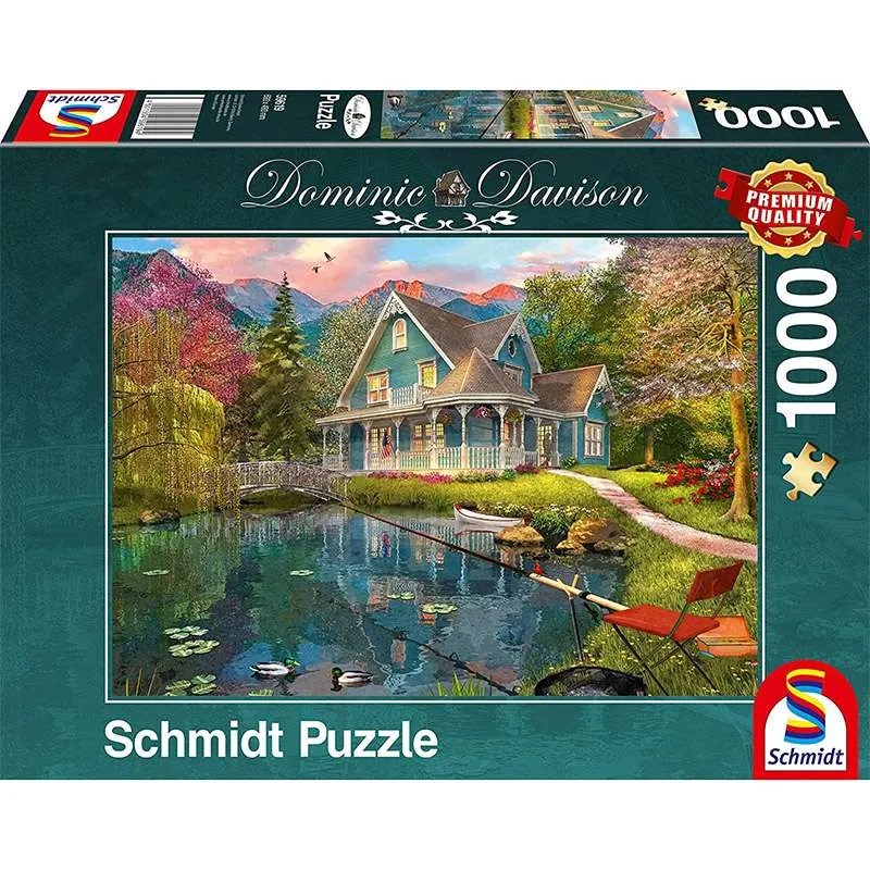 Puzzle Schmidt Retiro junto al lago de 1000 piezas 59619