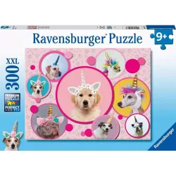 Puzzle Ravensburger Perritos unicornio 300 Piezas XXL 132973