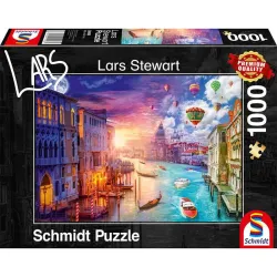 Puzzle Schmidt Venecia Noche y día de 1000 piezas 59906