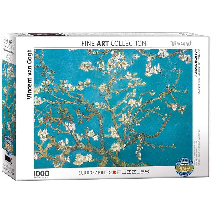 Puzzle Eurographics 1000 piezas Rama de akmendro en flor, Van Gogh 6000-0153