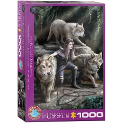 Puzzle Eurographics 1000 piezas Familia de lobos 6000-5476