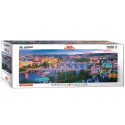 Puzzle Eurographics Panoramico 1000 piezas Praga, República Checa 6010-5372