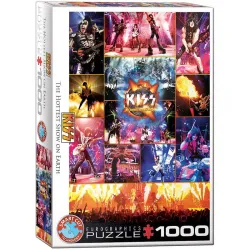 Puzzle Eurographics 1000 piezas KISS The Hottest Show on Earth 6000-5306
