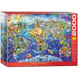 Puzzle Eurographics 2000 piezas Mundo loco 8220-5343