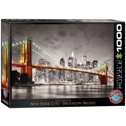 Puzzle Eurographics 1000 piezas Puente de Brooklyn de Nueva York 6000-0662