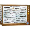 Puzzle Eurographics 1000 piezas Aviones de combate de la 2º Guerra Mundial 6000-0075