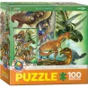 Puzzle Eurographics Kids 100 piezas Dinosaurios Dinosaurios Herbívoros 6100-0360