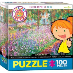 Puzzle Eurographics Kids 100 piezas El Jardín, Monet 6100-4908
