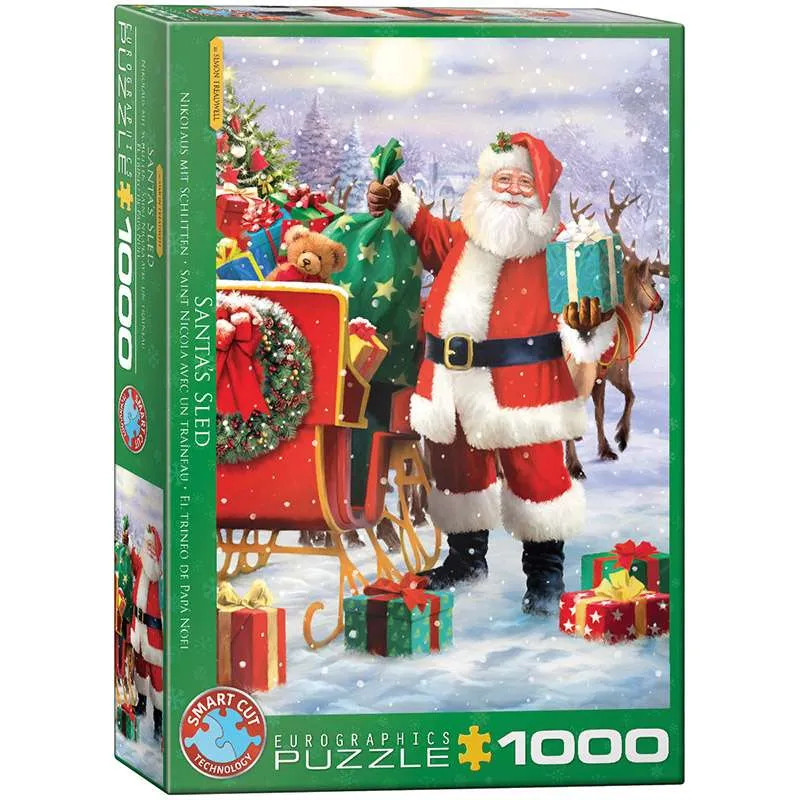 Puzzle Eurographics 1000 piezas El trineo de Papá Noel 6000-5639