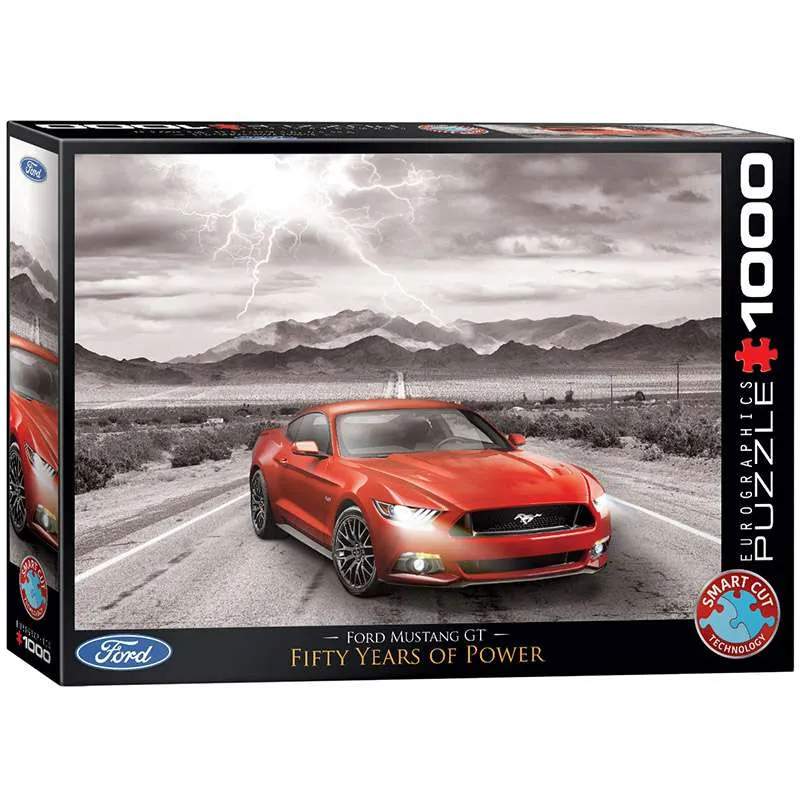 Puzzle Eurographics 1000 piezas 2015 Ford Mustang GT Fifty Years of Power 6000-0702