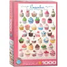 Puzzle Eurographics 1000 piezas Cupcakes + receta 6000-0409