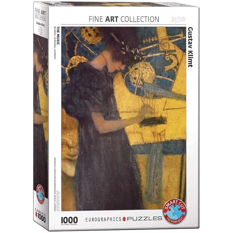 Puzzle Eurographics 1000 piezas La música, Klimt 6000-1991