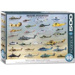 Puzzle Eurographics XXL 500 piezas Helicópteros militares 6500-0088