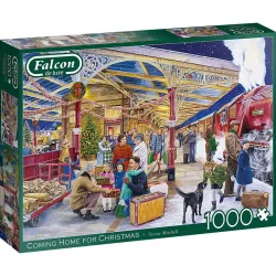 Puzzle Falcon 1000 piezas Llegando a casa por Navidad 11266
