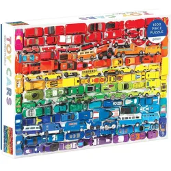 Puzzle Galison Rainbow Toy Cars de 1000 piezas