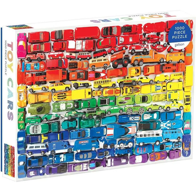 Puzzle Galison Rainbow Toy Cars de 1000 piezas