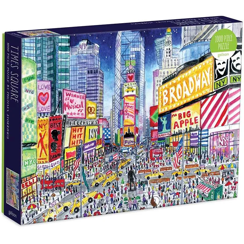Puzzle Galison Michael Storrings Times Square de 1000 piezas