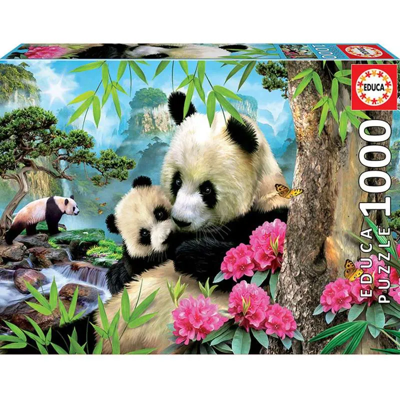 Educa puzzle 1000. Osos Panda 17995