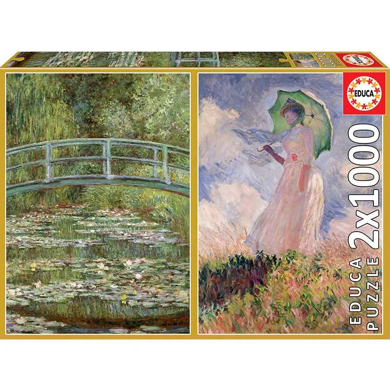 Educa puzzle 2x1000 Art collection Monet 19270