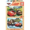 Educa super puzzle madera 2x25 piezas Cars 18877