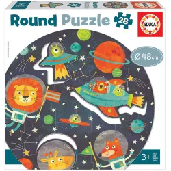 Educa puzzle Round 28 piezas El espacio 18908