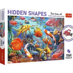 Puzzle Trefl 1060 piezas Hidden Shapes Vida submarina 10676