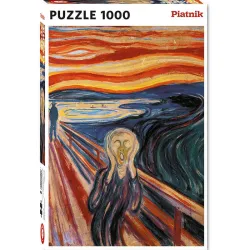 Puzzle Piatnik de 1000 piezas El Grito, Munch 552946