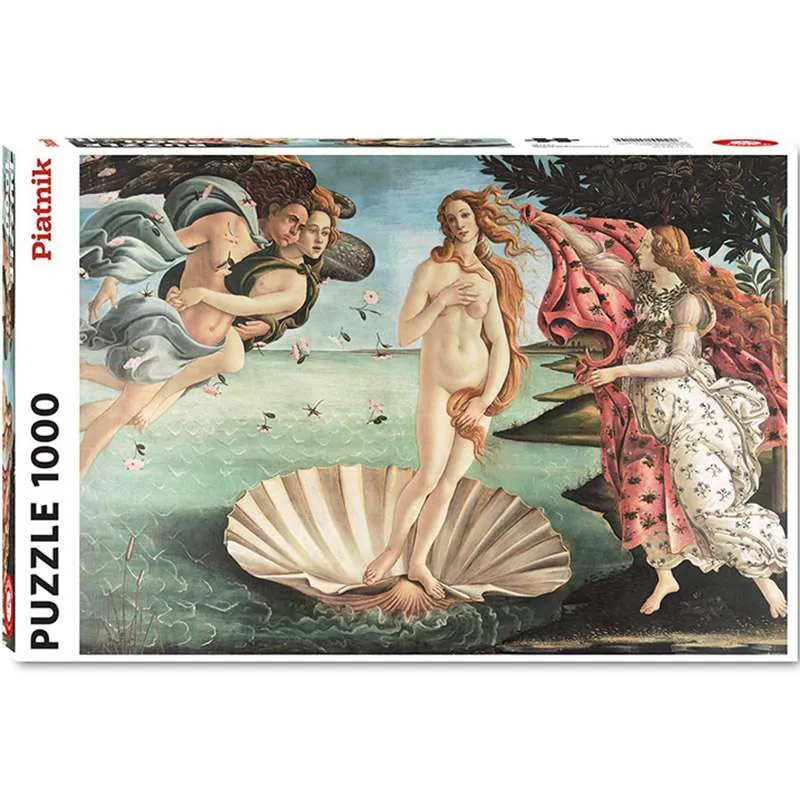Puzzle Piatnik de 1000 piezas El Nacimiento de Venus, Botticelli 542145