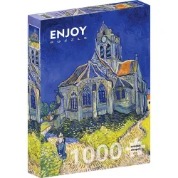 Puzzle Enjoy puzzle de 1000 piezas La Iglesia de Auvers-sur-Oise, Van Gogh 1152