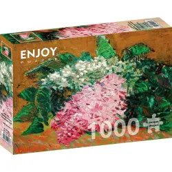 Puzzle Enjoy puzzle de 1000 piezas Bodegón de lilas, Van Gogh 1182