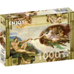 Puzzle Enjoy puzzle de 1000 piezas La creación de Adán, Michelangelo 1383