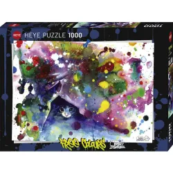 Puzzle Heye 1000 piezas Free colours Meow 29825