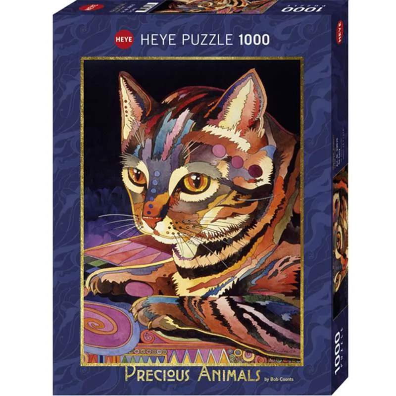 Puzzle Heye 1000 piezas Precious Animals Tan hogareño 29878