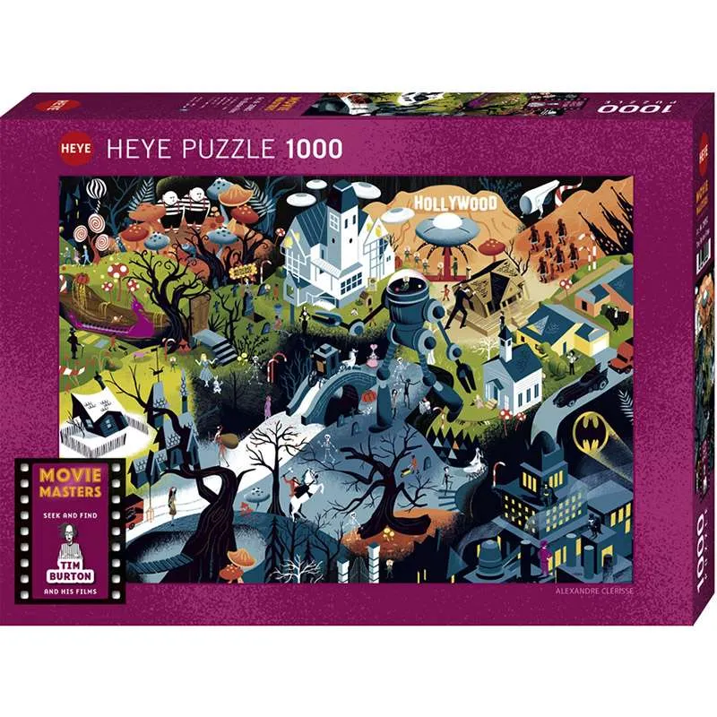 Puzzle Heye 1000 piezas Películas de Tim Burton 29882