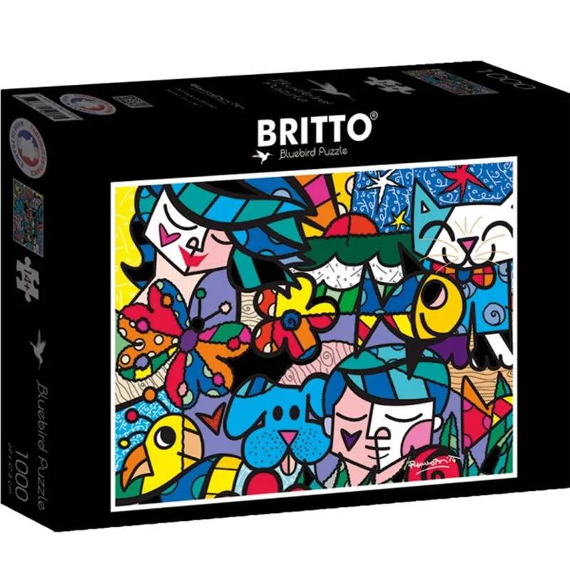 Bluebird Puzzle Jardín de Britto, Britto de 1000 piezas 90018