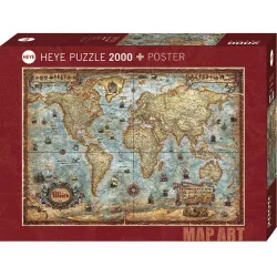 Puzzle Heye 1000 piezas El mundo 29845