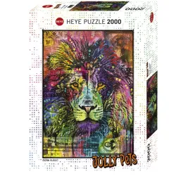 Puzzle Heye 2000 piezas Corazón de León 29894